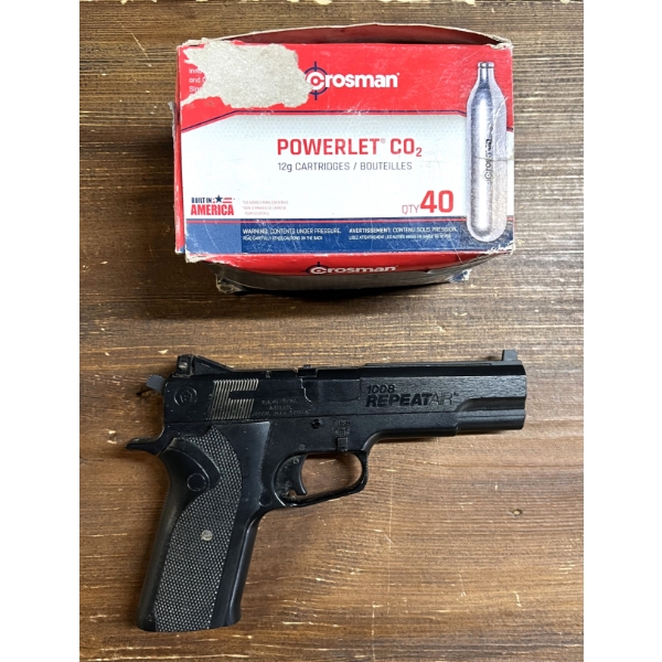 Airgun - Crossman 1008 RepeatAir (Black) with Cartridges