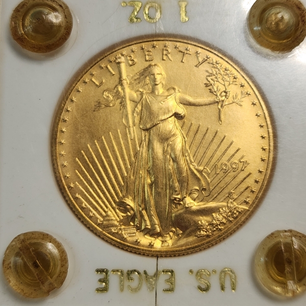 Incredible 1997 American Gold Eagle $50 Coin 1 oz Fine Gold - U.S. GOLD 