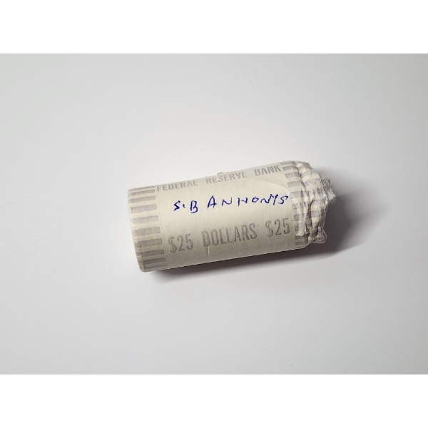 Roll of ~23 Susan B. Anthony Half Dollars