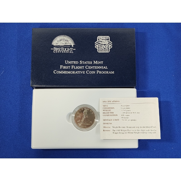 2003 United States Mint First Flight Centennial Commemorative Uncirculated Half Dollar