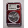 Image 1 : NGC GRADED MS67 MEXICO 2015Mo One Onza Silver Libertad Round W/ EDC Plug & Red Back