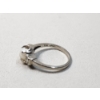 Image 4 : Gorgeous 10K White Gold Ring with Pearl - Size 6 - Total Weight 2.4g