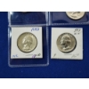 Image 6 : x11 Assorted Years Silver Washington Quarters Including Higher-Grade FV: $2.75