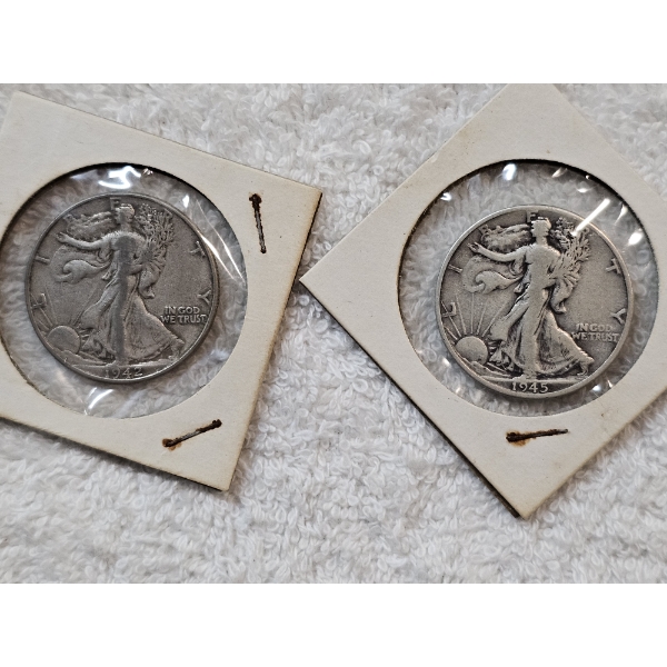 90% Silver United States Half-Dollar Assortment (Walking Liberty) - AFV: $1.00