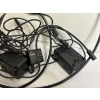 Image 4 : Saga Genesis Model 2 Console Attached to Sega CD Model 2 - Top Loading CD Tray - Includes Chargers