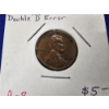 Image 2 : 1960- D Lincoln Cent - Double "D" Error