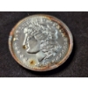 Image 2 : One Troy Ounce .999 Fine Silver Trade Unit Morgan Look-A-Like Round 