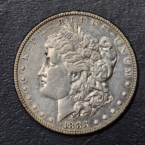 1883 P Morgan Silver Dollar - AU Grade Estimate  - See Pictures