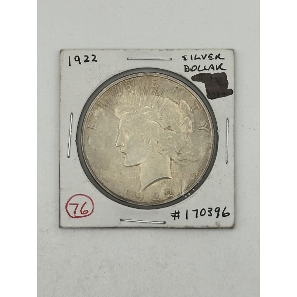 1922 Silver Peace Dollar