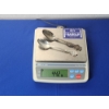 Image 10 : 2 - Vintage Sterling Silver Collectible Spoons: Flower Design & Chicago Theme - TW: 44.2g