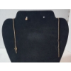 Image 1 : 14K Yellow Gold 18" Chain Necklace & One 14K Gold Earring TW: 4.2g