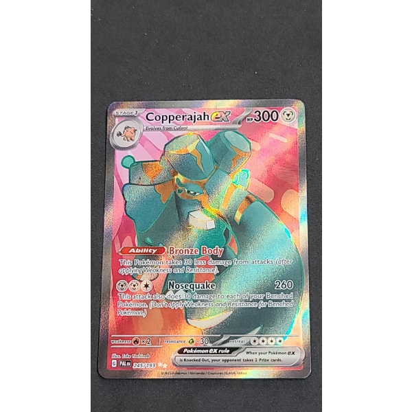 2023 Copperajah EX Paldea Evolved Ultra Rare Holo Pokemon Trading Card 