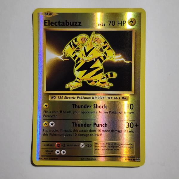 Electabuzz 41/108 Reverse Holo Pokemon Trading Card