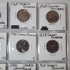 Image 3 : Binder Page of Assorted Years Canadian Quarters, $2 Coins, & $1 Coins