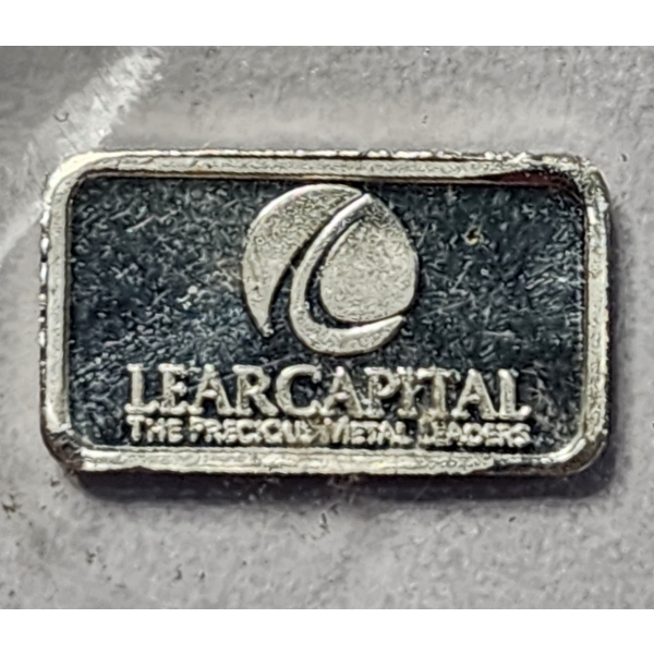 Lear Capital Precious Metals 1 Gram Silver Bar in Plastic