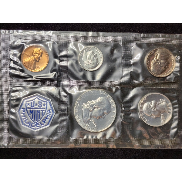 1963 United States Mint Proof Set in Original Envelope - $0.85 Face Value in 90% Silver Proof Coins!