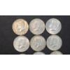 Image 2 : United States 1967, 1968, 1969 Philadelphia/Denver Mint 40% Silver Kennedy Half Dollars - FV: $5.00