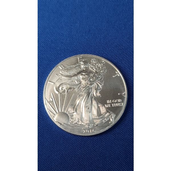 2016 American Eagle 1 Oz 99.9% Fine Silver Dollar