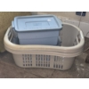 Image 1 : 2 Medium Storage Bins & 2 Laundry Baskets