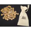 Image 1 : Assorted Unsearched Wheat Pennies With Commemorative Mint Coin Bag - Face Value: $0.76