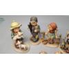 Image 2 : (7) Vintage Collectible Hummel Goebel Porcelain Figurines/Salt & Pepper Shakers