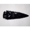 Image 4 : Fascinating Black Obsidian Native American Arrowhead - Measures About 4.5 Inches - Incredible Piece!