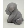 Image 4 : Adorable Degenhart Vintage Glass Dog Figurine -Mauve