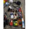Image 4 : Storage Tote With Lid Including Dusters, Batteries, 2 Surge Protector Strips, Hose Nozzle & Much Mor