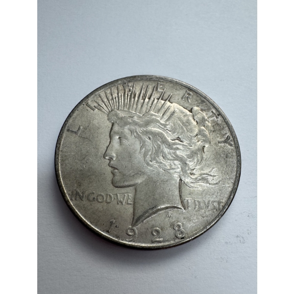 1923-D United States 90% Silver Peace Dollar - Incredible Condition