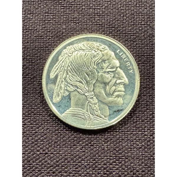 1/10 Ounce  .999 Buffalo Indian Pure Fine Silver Coin -Mint Condition