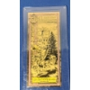 Image 2 : 2020 1/20th Troy Ounce 24K Gold 50 Utah Goldback Note In Acrylic Holder
