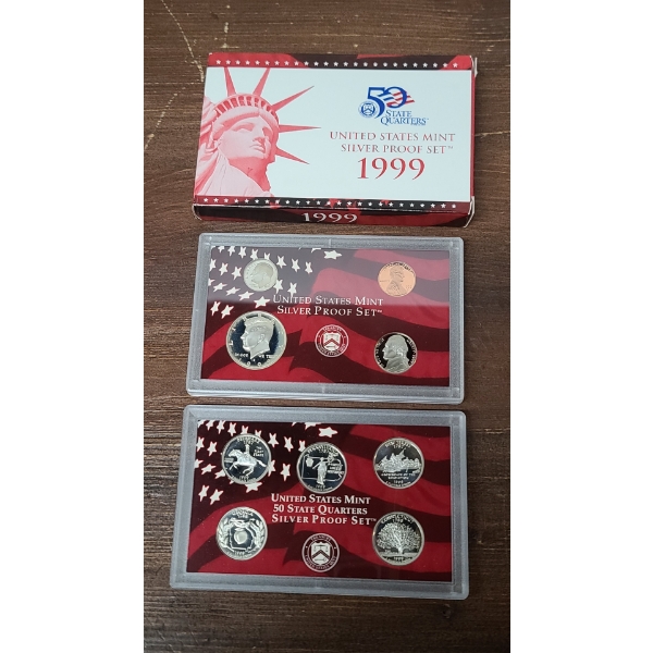 1999 United States Mint Silver Proof Set