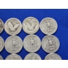 Image 10 : x28 Assorted Years 90% Silver Washington and Standing Liberty Quarters FV: $5.75