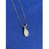 Image 1 : Beautiful Sterling Silver Necklace - 4.7 Grams - 9.5 Inches 