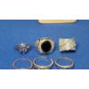 Image 4 : Assorted Men's & Women's Sterling Silver Rings - See Photos For Sizing -Total Weight: 37.4g