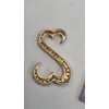 Image 3 : Elegant 14K Gold Jane Seymour Open Hearts Pendant With Diamonds - Weight: 2.5g