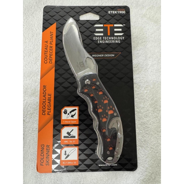 ETEK1900 Folding Skinner Knife - New In The Package