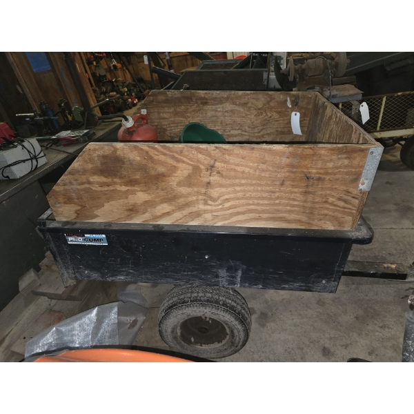 Lawn Tractor Trailer - High Wall - Contents Included