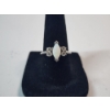 Image 1 :  Beautiful Vintage-Style 14K White Gold Opal Ring - Size 7 - TW: 3.7g