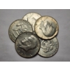 Image 1 : Five 40% Silver Kennedy Half Dollars - $2.50 Face Value