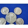 Image 3 : Assorted 90% Silver U.S. Coins: Dimes & Standing Liberty Quarter FV: $0.75