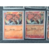Image 3 : Lot of Six Assorted Pokemon 151 Trading Cards Including Commons, Reverse Holo's & Holo's!
