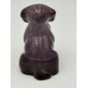 Image 3 : Adorable Degenhart Vintage Glass Dog Figurine -Old Lavender