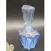 Image 7 : 5 Vintage Perfume Bottles with Stoppers - Very Unique and Fun! Red, Blue, Purple, Clear