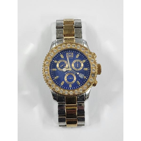 Stunning Marc Ecko E20000G1 Men's Watch ~ Stainless Steel Case With Nice Stones!