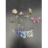 Image 2 : Lot of Assorted Pins - Butterfly - Floral - High Heel - Peacock - Gorgeous Pins!