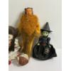 Image 2 : Small Wizard of Oz Soft Figureines - Wizard - Dorothy - Lion - Wicked Witch