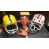 Image 1 : Vintage Childs Football Helmets & More - As Shown