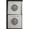 Image 4 : (8) 90% Silver Washington Quarters & (2) Buffalo Nickels Face Value: $2.10
