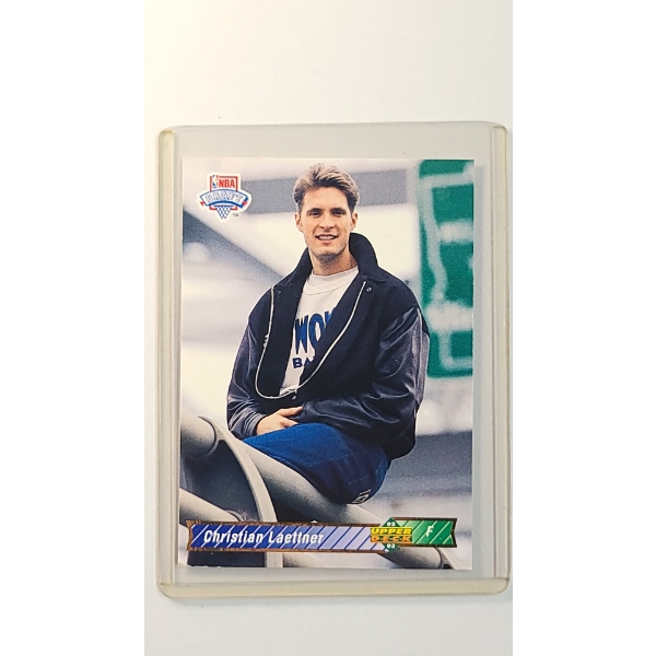 1992-93 Upper Deck NBA Draft #3 Christian Laettner Minnesota Timberwolves Rookie Card